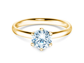 Anello di Fidanzamento Classic 6 in 14K oro giallo con diamante 1,00ct G/SI