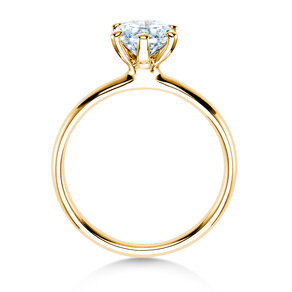 Anello di Fidanzamento Classic 6 in 14K oro giallo con diamante 1,00ct G/SI