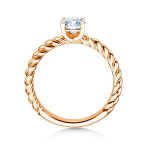 Anello di Fidanzamento Classic Loop in 9K oro rosa con diamante 1,00ct H/SI
