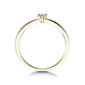 Anello di Fidanzamento Classic Petite in oro giallo
