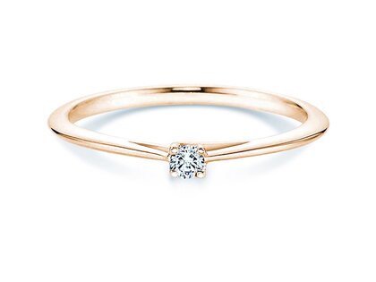 Anello di Fidanzamento Delight in 18K oro giallo con diamante 0,05ct H/SI