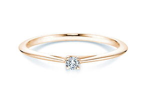 Anello di Fidanzamento Delight in 18K oro giallo con diamante 0,05ct H/SI
