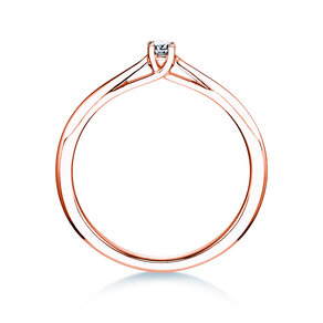 Anello di Fidanzamento Delight in 9K oro rosa con diamante 0,05ct G/SI