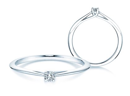 Anello di Fidanzamento Delight in platino 950/- con diamante 0,07ct H/SI