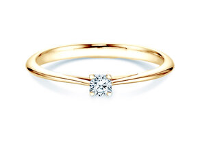 Anello di Fidanzamento Delight in 18K oro giallo con diamante 0,10ct H/SI