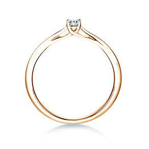 Anello di Fidanzamento Delight in 18K oro giallo con diamante 0,10ct H/SI