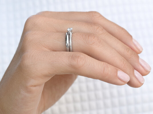 Anello di Fidanzamento Delight in platino