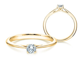 Anello di Fidanzamento Delight in 18K oro giallo con diamante 0,20ct G/SI