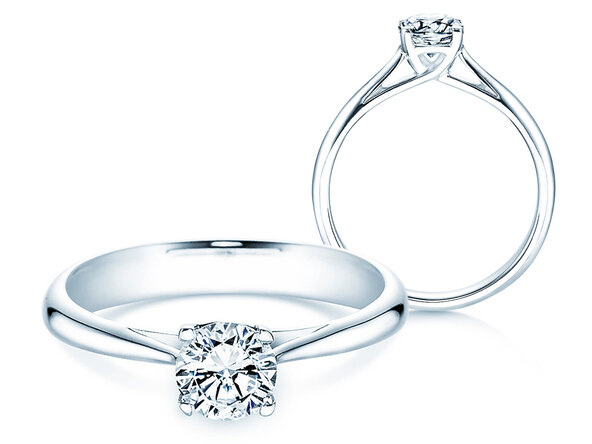 Anello di Fidanzamento Delight in 14K oro bianco con diamante 0,75ct G/IF