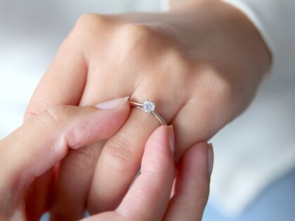 Anello di Fidanzamento Delight in 14K oro bianco con diamante 0,30ct H/SI