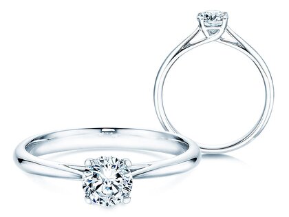 Anello di Fidanzamento Delight in 14K oro bianco con diamante 0,50ct H/SI