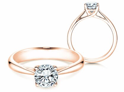 Anello di Fidanzamento Delight in 14K oro rosa con diamante 1,00ct H/SI