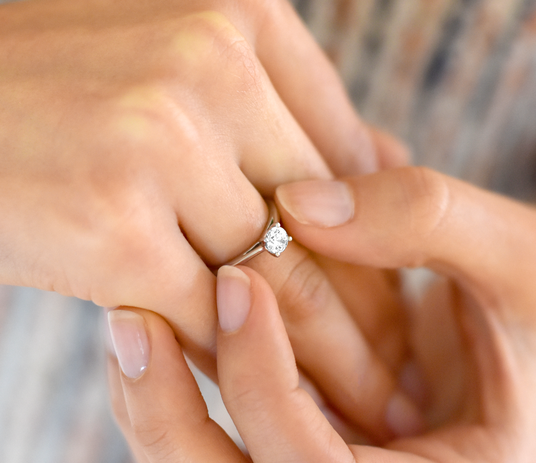 Anello di Fidanzamento Delight in argento 925/-