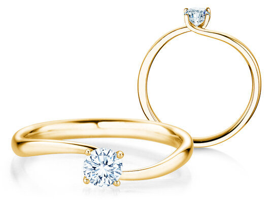Anello di Fidanzamento Devour diamante da laboratorio