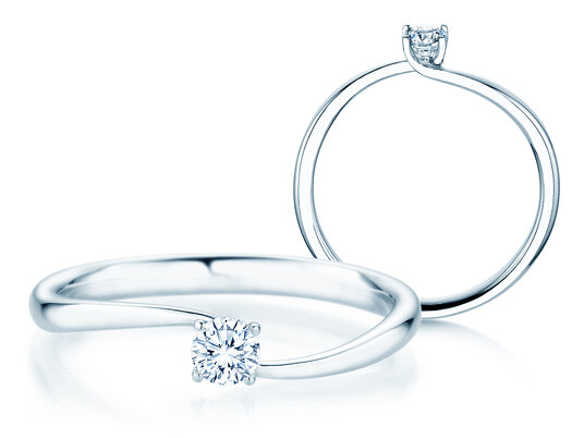 Anello di Fidanzamento Devour diamante da laboratorio