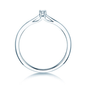 Anello di Fidanzamento Heaven 4 in argento 925/- con diamante 0,07ct G/VS