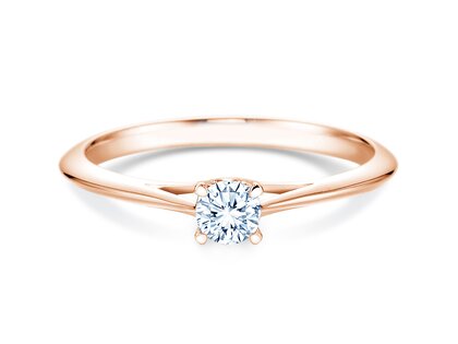 Anello di Fidanzamento Heaven 4 in oro rosa