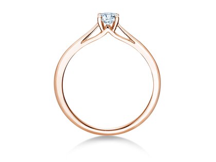 Anello di Fidanzamento Heaven 4 in oro rosa