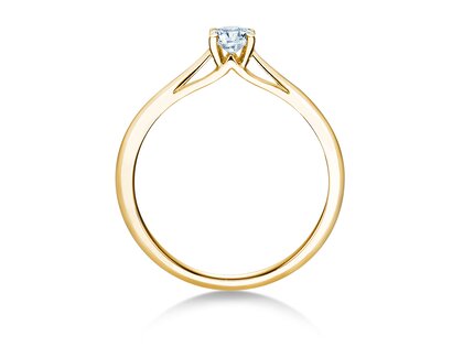 Anello di Fidanzamento Heaven 4 in oro giallo