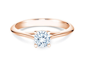 Anello di Fidanzamento Heaven 4 in 18K oro rosa con diamante 0,30ct G/SI