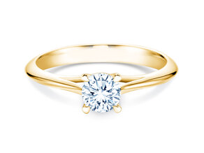 Anello di Fidanzamento Heaven 4 in 18K oro giallo con diamante 0,30ct G/SI