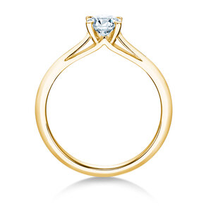 Anello di Fidanzamento Heaven 4 in 18K oro giallo con diamante 0,30ct G/SI