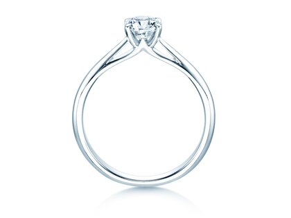 Anello di Fidanzamento Heaven 4 in platino 950/- con diamante 0,50ct G/SI