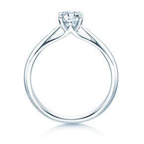 Anello di Fidanzamento Heaven 4 in platino 950/- con diamante 0,50ct G/SI