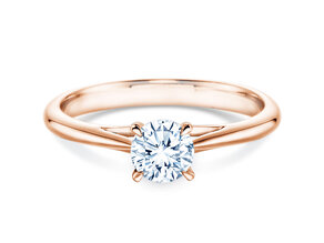 Anello di Fidanzamento Heaven 4 in 14K oro rosa con diamante 0,50ct H/SI