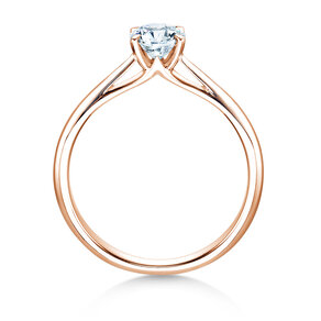 Anello di Fidanzamento Heaven 4 in 14K oro rosa con diamante 0,50ct H/SI