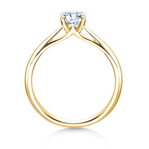 Anello di Fidanzamento Heaven 4 in 9K oro giallo con diamante 0,50ct G/SI