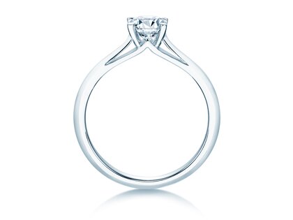 Anello di Fidanzamento Heaven 4 in 14K oro bianco con diamante 0,75ct G/SI