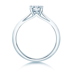 Anello di Fidanzamento Heaven 4 in 14K oro bianco con diamante 0,75ct G/SI