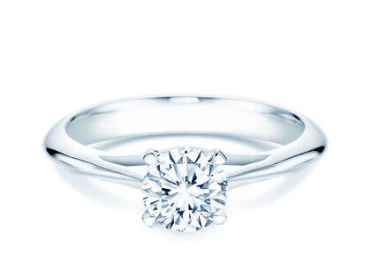 Anello di Fidanzamento Heaven 4 in 18K oro bianco con diamante 1,25ct H/SI