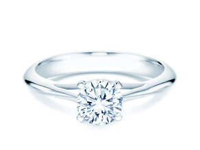 Anello di Fidanzamento Heaven 4 in 18K oro bianco con diamante 1,25ct H/SI
