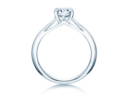 Anello di Fidanzamento Heaven 4 in 18K oro bianco con diamante 1,25ct H/SI