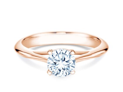 Anello di Fidanzamento Heaven 4 in 14K oro rosa con diamante 1,00ct G/SI