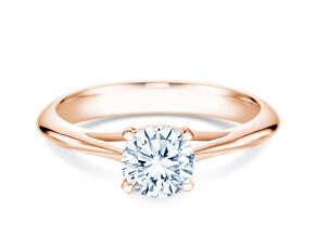 Anello di Fidanzamento Heaven 4 in 14K oro rosa con diamante 1,00ct G/SI