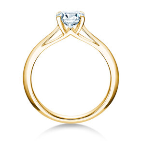 Anello di Fidanzamento Heaven 4 in 9K oro giallo con diamante 1,00ct H/SI