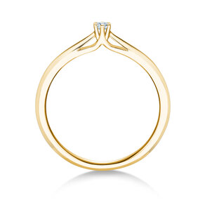 Anello di Fidanzamento Heaven 6 in 14K oro giallo con diamante 0,07ct