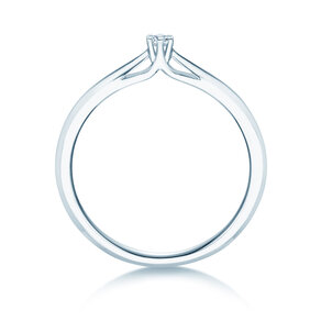 Anello di Fidanzamento Heaven 6 in argento 925/- con diamante 0,05ct G/SI