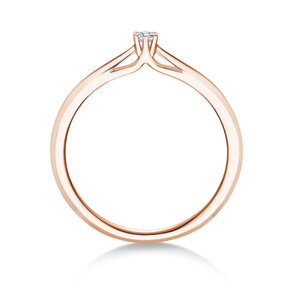Anello di Fidanzamento Heaven 6 in 18K oro rosa con diamante 0,05ct H/SI