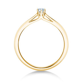 Anello di Fidanzamento Heaven 6 in 14K oro giallo con diamante 0,10ct H/SI
