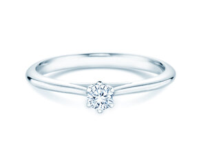 Anello di Fidanzamento Heaven 6 in argento 925/- con diamante 0,15ct G/SI