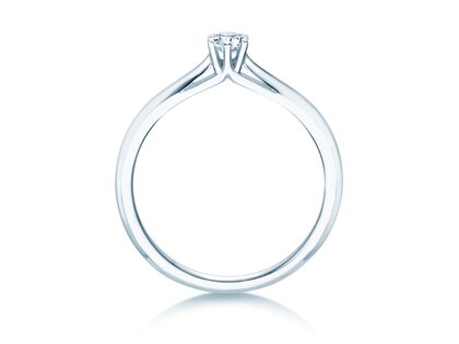 Anello di Fidanzamento Heaven 6 in argento 925/- con diamante 0,15ct G/SI