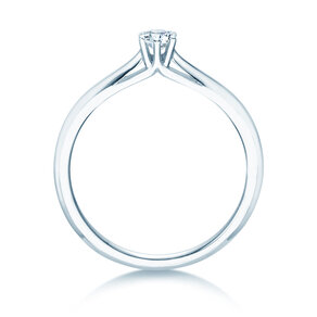 Anello di Fidanzamento Heaven 6 in argento 925/- con diamante 0,15ct G/SI