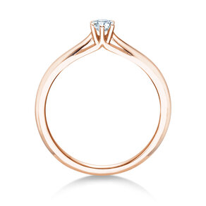 Anello di Fidanzamento Heaven 6 in 9K oro rosa con diamante 0,20ct G/SI