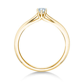 Anello di Fidanzamento Heaven 6 in 14K oro giallo con diamante 0,15ct H/SI