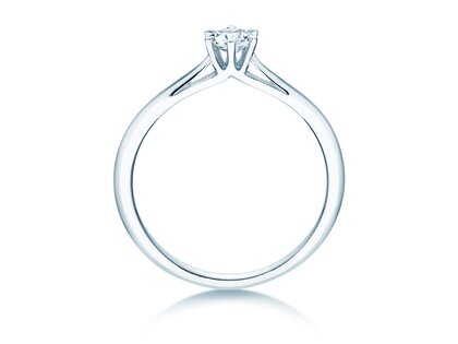 Anello di Fidanzamento Heaven 6 in 9K oro bianco con diamante 0,25ct H/SI
