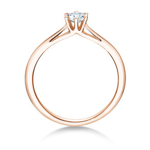 Anello di Fidanzamento Heaven 6 in 18K oro rosa con diamante 0,25ct G/SI